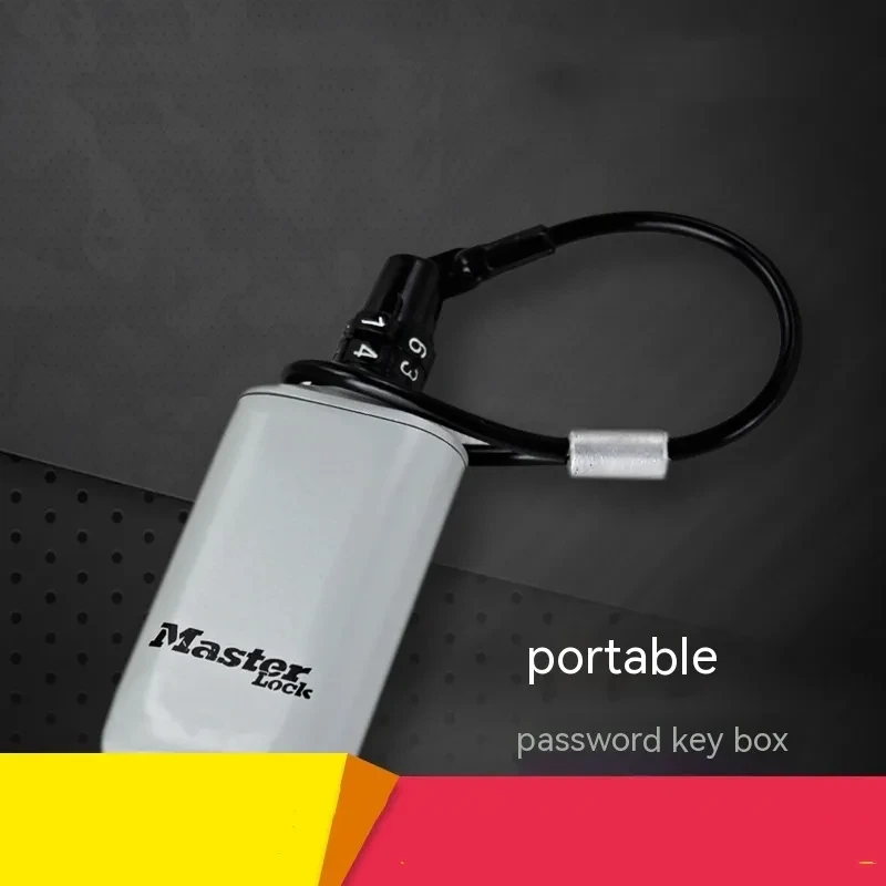 Password Lock Safe Wallet – Alloy Key Box for Travel & Storage