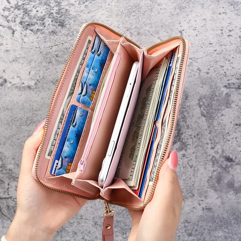 Trendy Splicing Coin Purse – Multi-Slot PVC Card Holder Wallet
