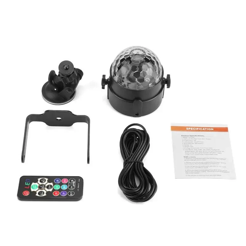Sound-Activated RGB LED Stage Light