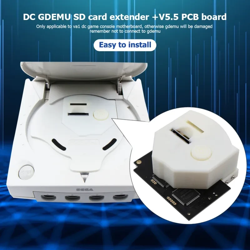 Black Gold SD Card Extension Kit – Console Adapter for Game Mods