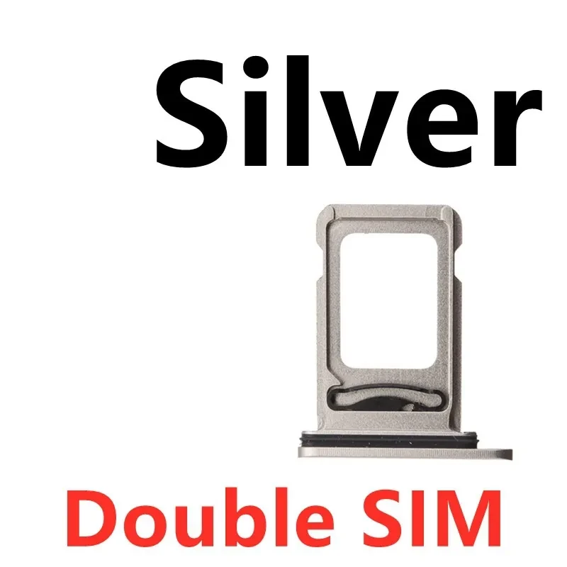 Electroplated Aluminum SIM Card Holder β iPhone Single & Double Slot Tray