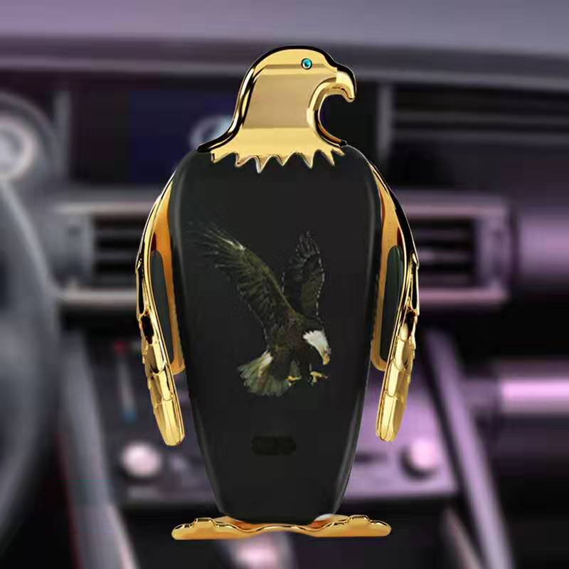 Eagle Car Phone Holder with Wireless Charging β Snap-On Mount
