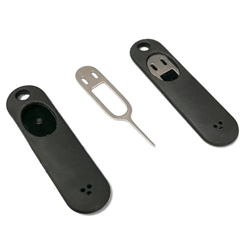 Invisible SIM Card Thimble Tool – Portable Pin with Silicone Case