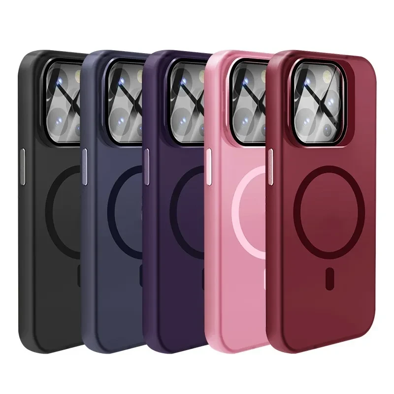 Anti-Drop Magnetic iPhone Case with Invisible Kickstand