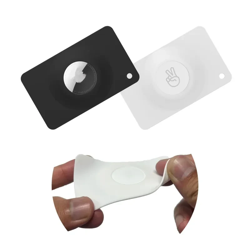 Anti-Loss Card Holder Wallet Case – TPU Protective Device Cover