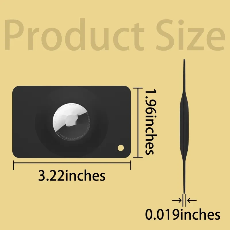 Anti-Loss Card Holder Wallet Case – TPU Protective Device Cover