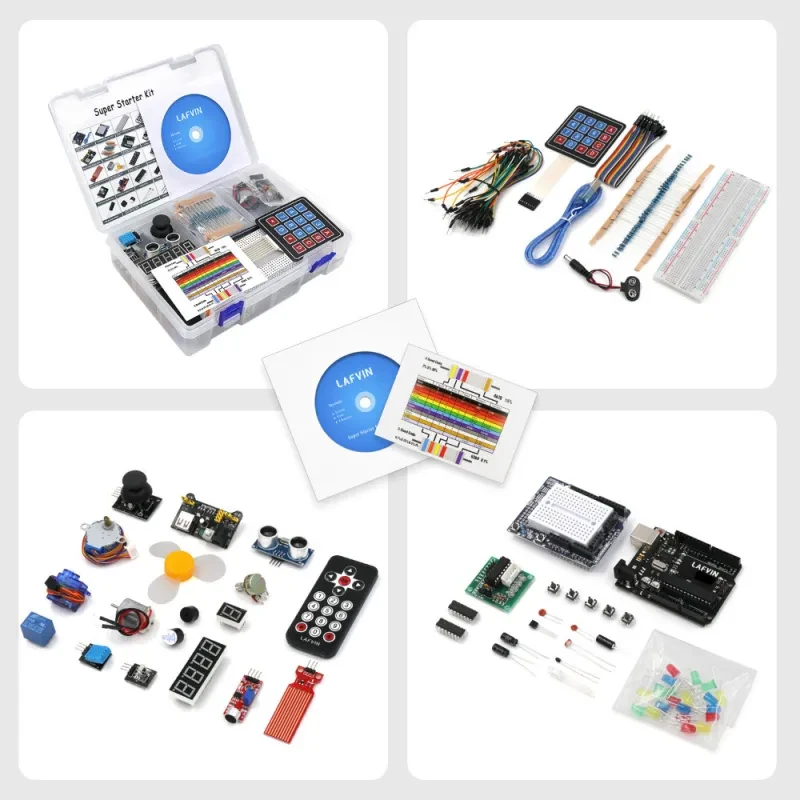 LAFVIN Arduino R3 Super Starter Kit – 60+ Components & Tutorial