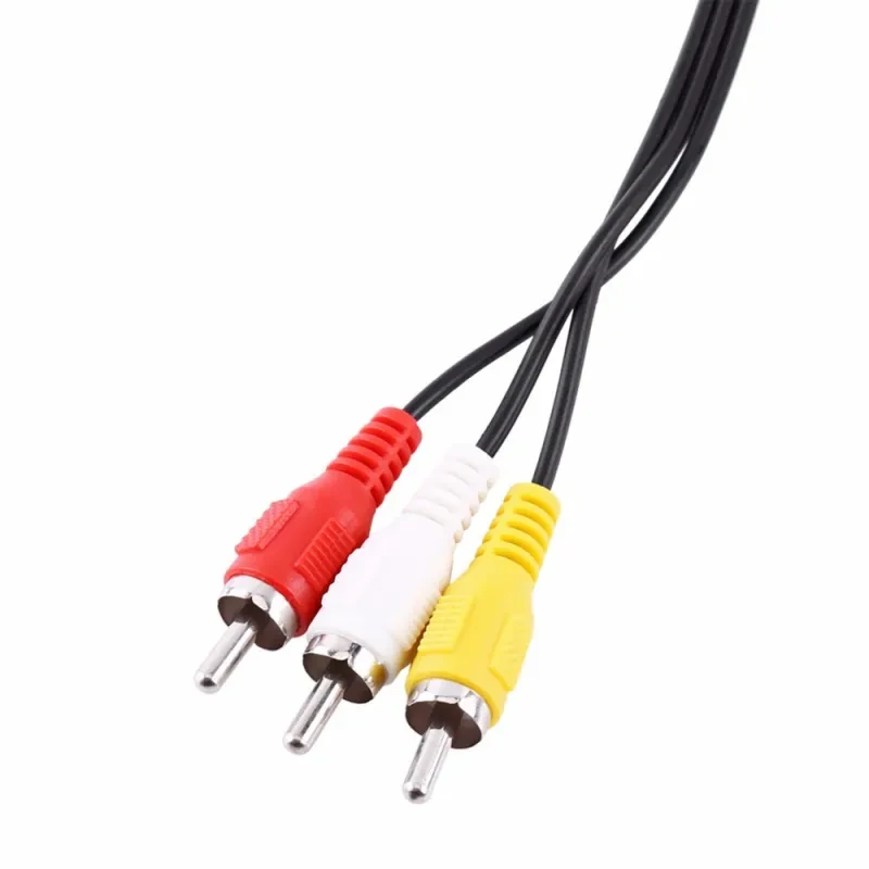 N64 AV Composite Cable – Audio Video TV Cord for Nintendo 64, 1.8M