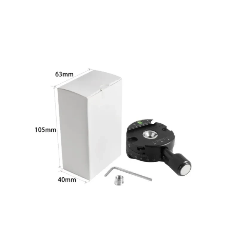 Quick Release Tripod Mount – 1/4 Inch Aluminum Alloy Panoramic Plate