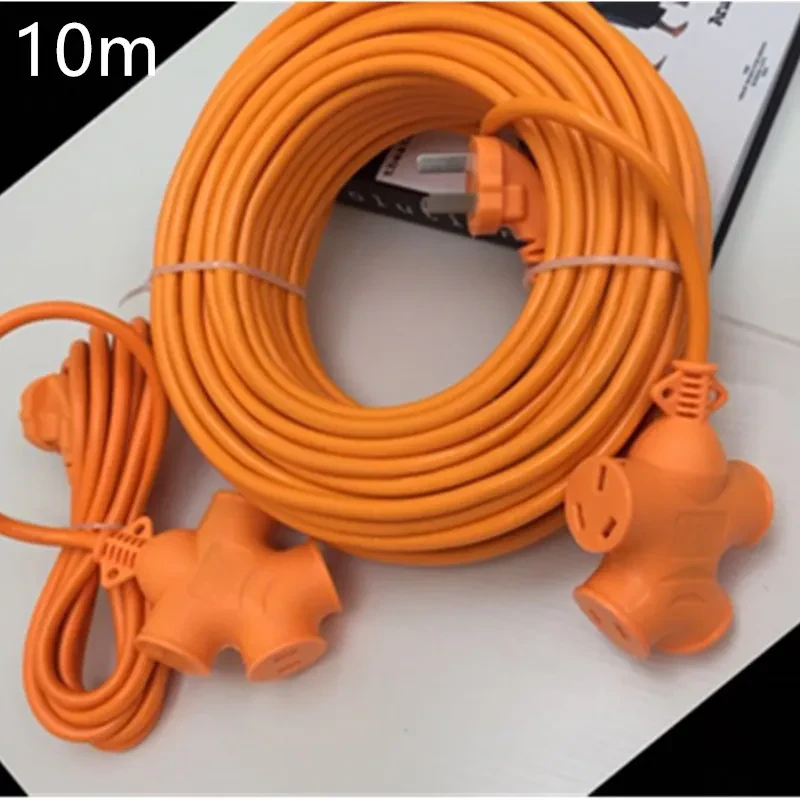 Heavy-Duty Power Strip with Long Extension Cord