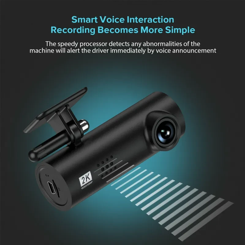 Lipstick Dash Cam with WiFi – 170° HD Car Recorder Night Vision