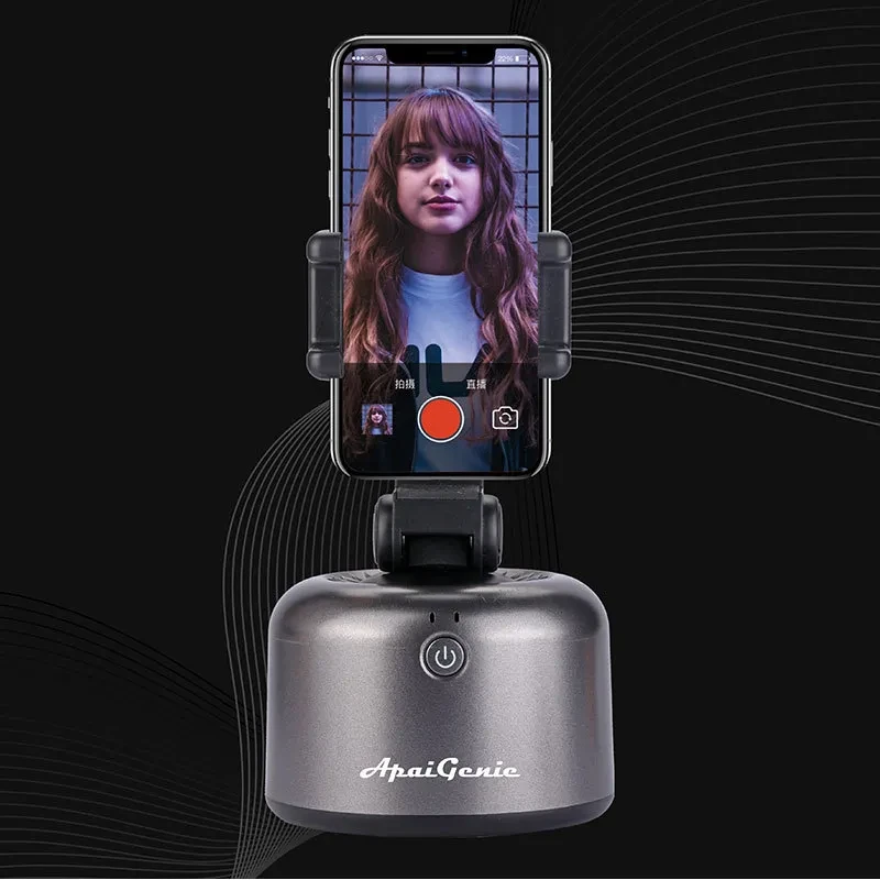 360° Smart Phone Stabilizer – Auto Tracking PTZ for Live & Selfies