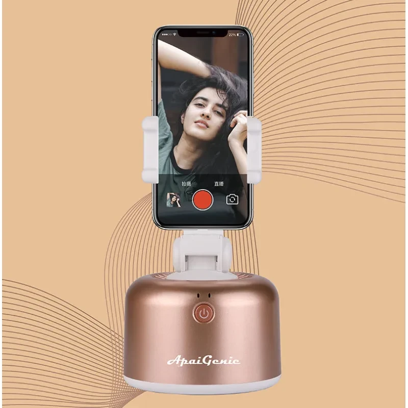 360° Smart Phone Stabilizer – Auto Tracking PTZ for Live & Selfies