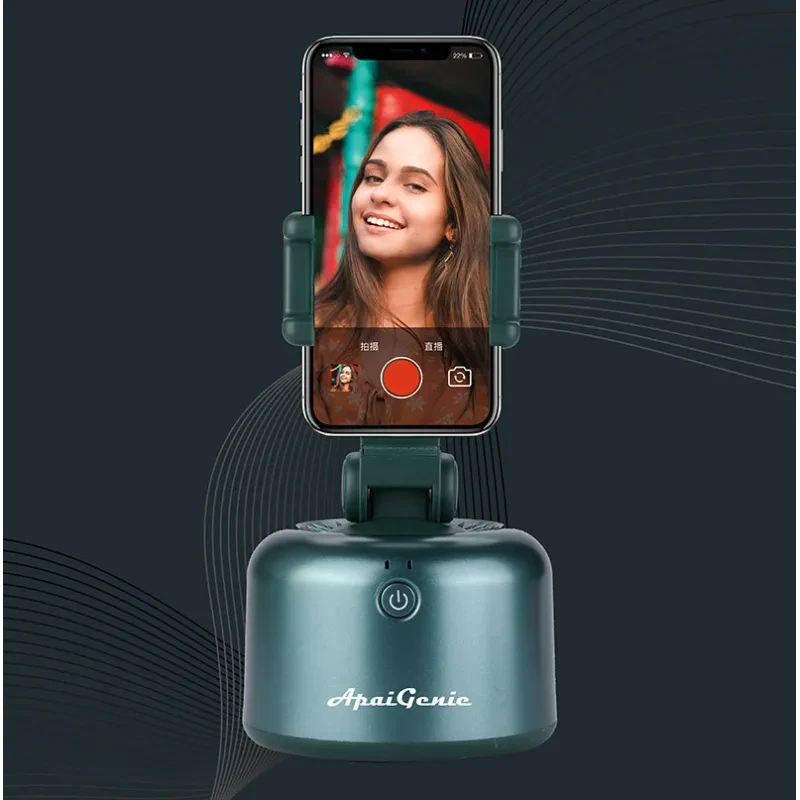 360° Smart Phone Stabilizer – Auto Tracking PTZ for Live & Selfies