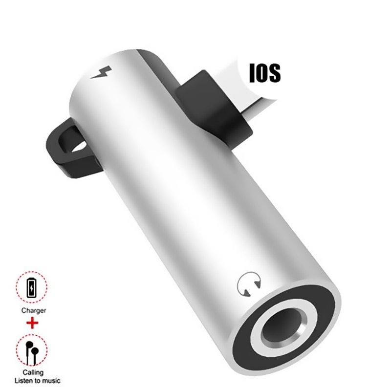 Lightning to AUX + Charging Adapter – Bluetooth & 3.5mm Compatible