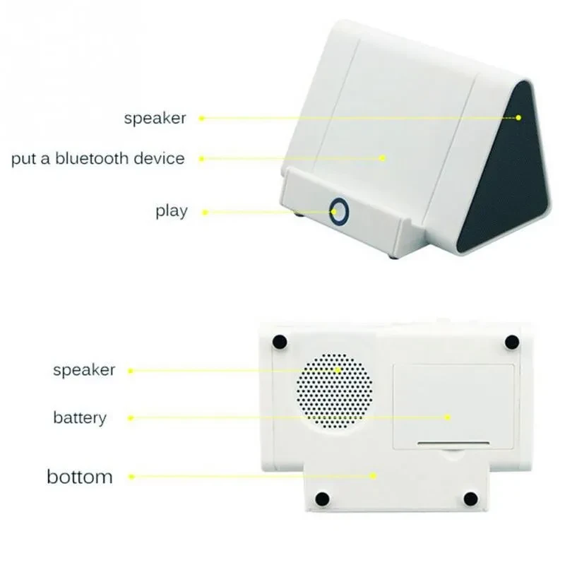 Mini Bluetooth Smart Speaker – Rechargeable & Travel-Friendly
