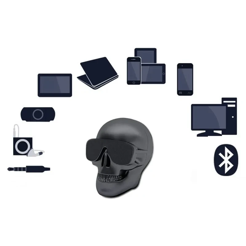Skull Bluetooth Speaker – Wireless, Loud & Rechargeable (Limited Edition)