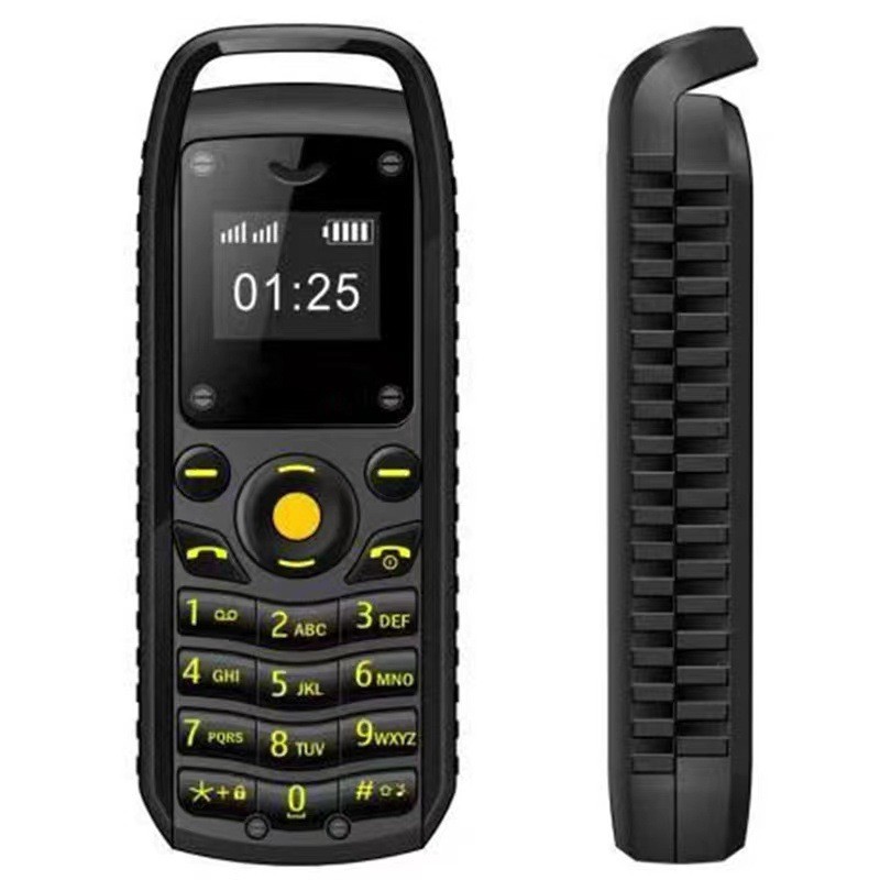 Mini Dual SIM Button Phone – Compact, Straight Design, Memory Support