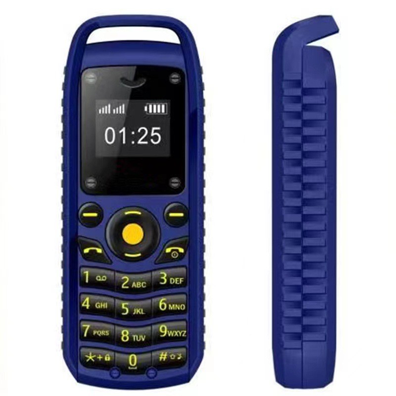 Mini Dual SIM Button Phone – Compact, Straight Design, Memory Support