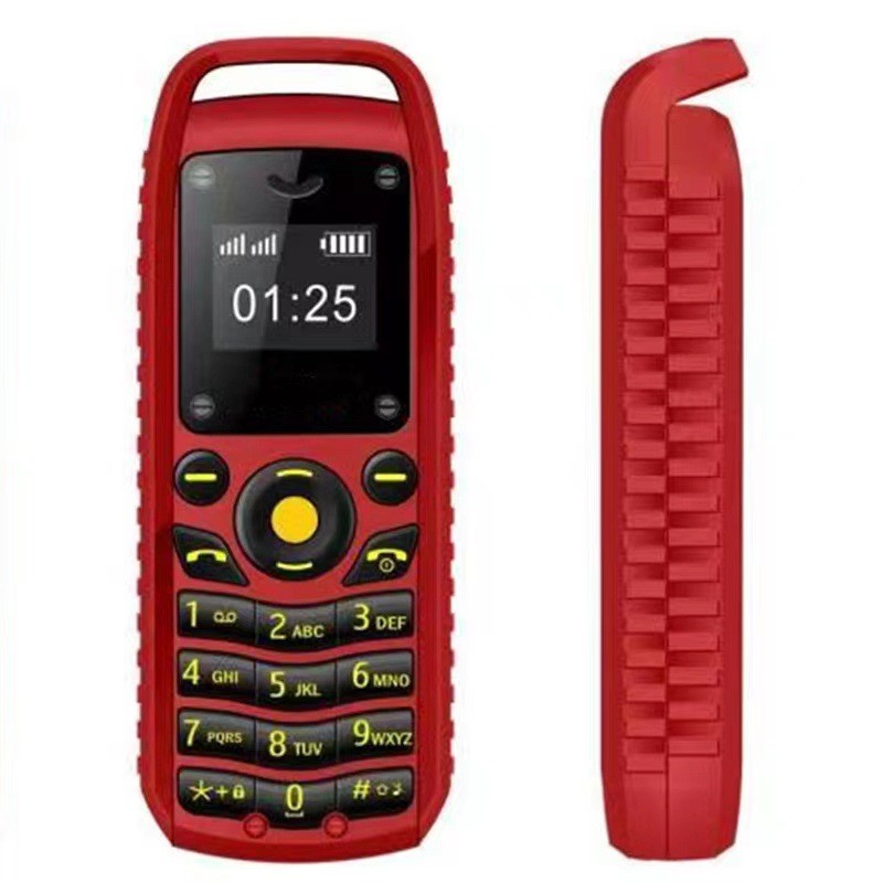 Mini Dual SIM Button Phone – Compact, Straight Design, Memory Support