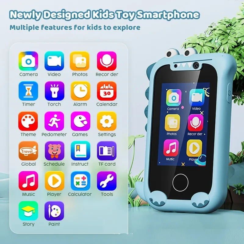 Mini Bear Kids Touch Phone – Photo, Games & Video Learning Toy