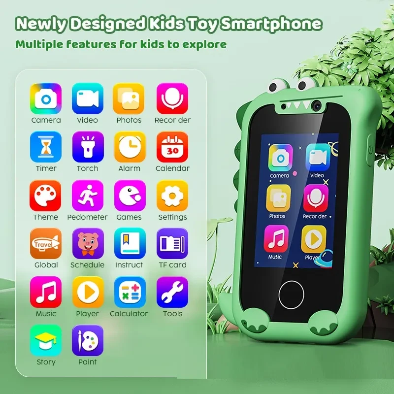 Mini Bear Kids Touch Phone – Photo, Games & Video Learning Toy