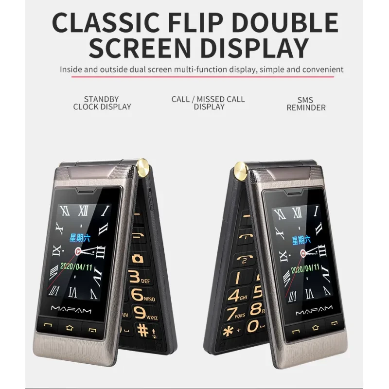Cameland Dual Screen Flip Phone