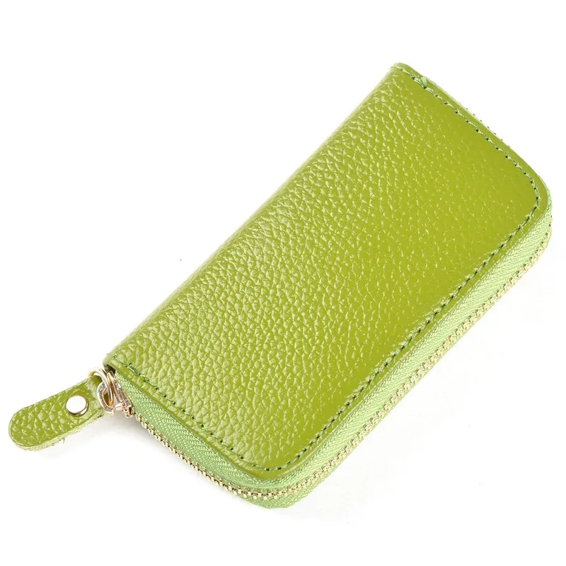 Mini Zipper Leather Key Bag – Keychain Wallet for Men & Women