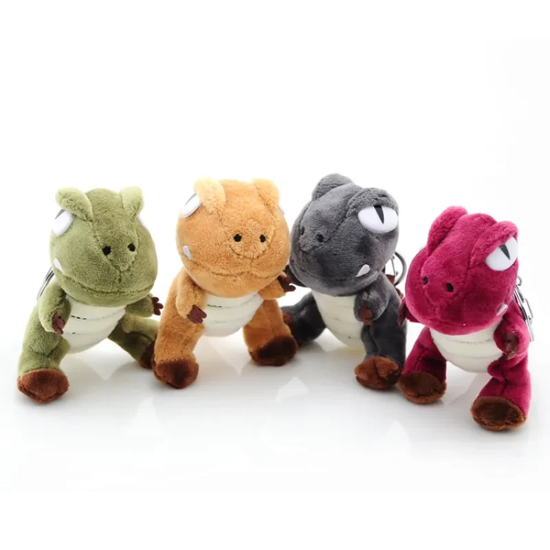 Cute Dinosaur Plush Toy with Pendant – Tyrannosaurus Keychain