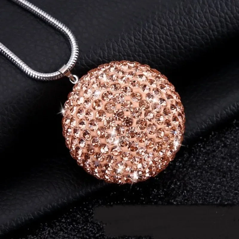 Crystal Ball Car Pendant – Diamond Rhinestone Interior Decor