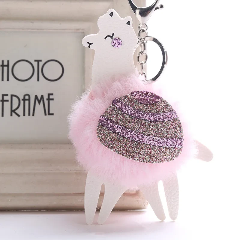 Cute Alpaca Plush Keychain – Soft Llama Animal Toy (15cm)