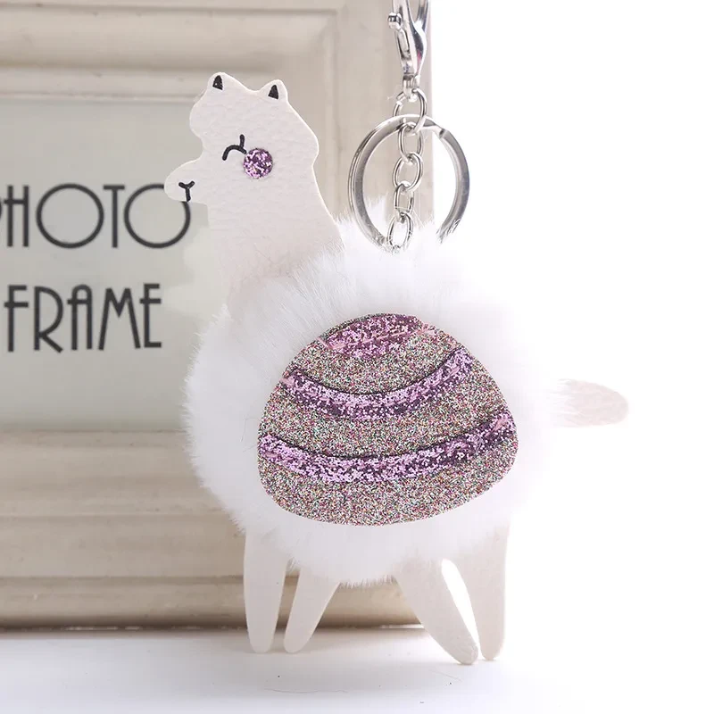 Cute Alpaca Plush Keychain – Soft Llama Animal Toy (15cm)
