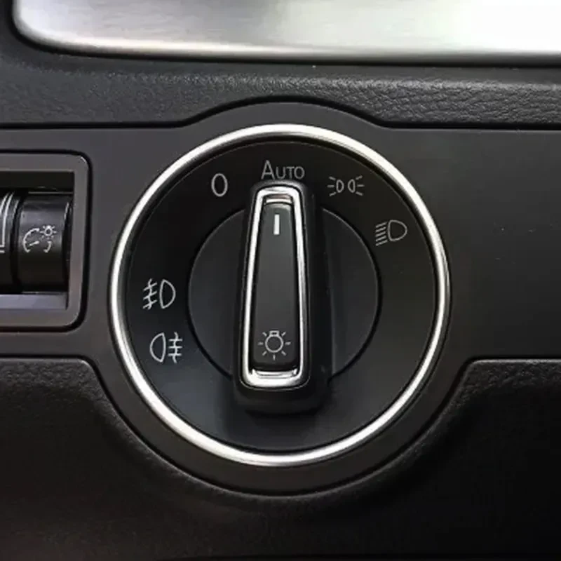 Headlight Trim Ring for Golf/Tiguan – Decorative Car Accessory