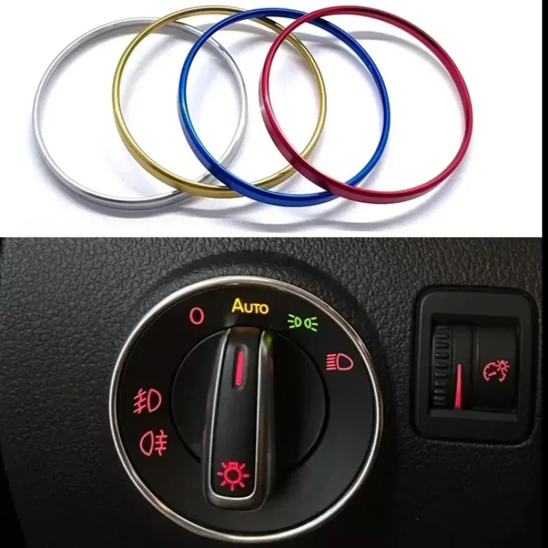 Headlight Trim Ring for Golf/Tiguan – Decorative Car Accessory