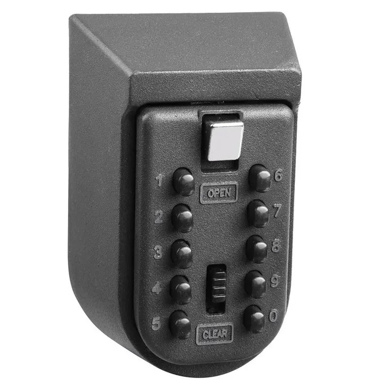 Wall-Mounted Key Lock Box – Waterproof Metal Password Safe