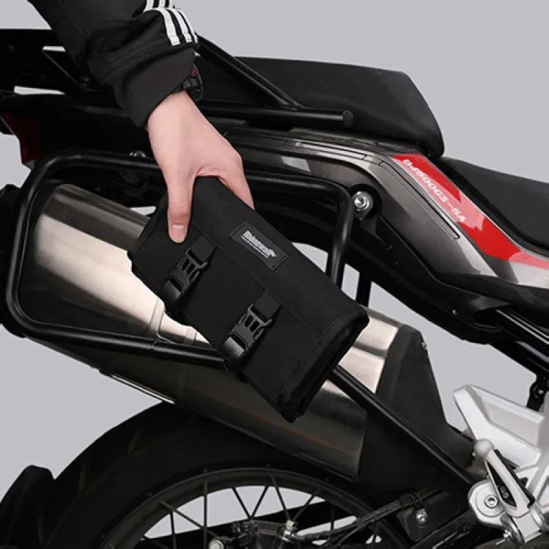 Motorcycle Repair Tool Kit Bag – Foldable Storage Bag with Straps