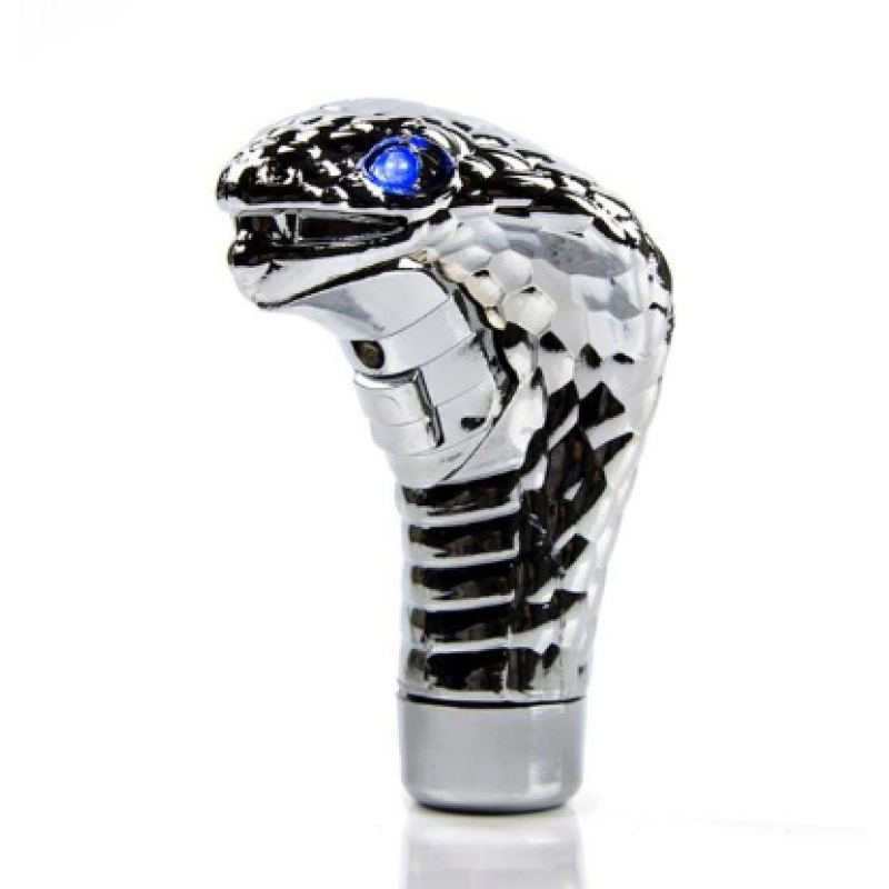 Cobra LED Gear Shift Knob – Silver Manual/Auto Gear Head