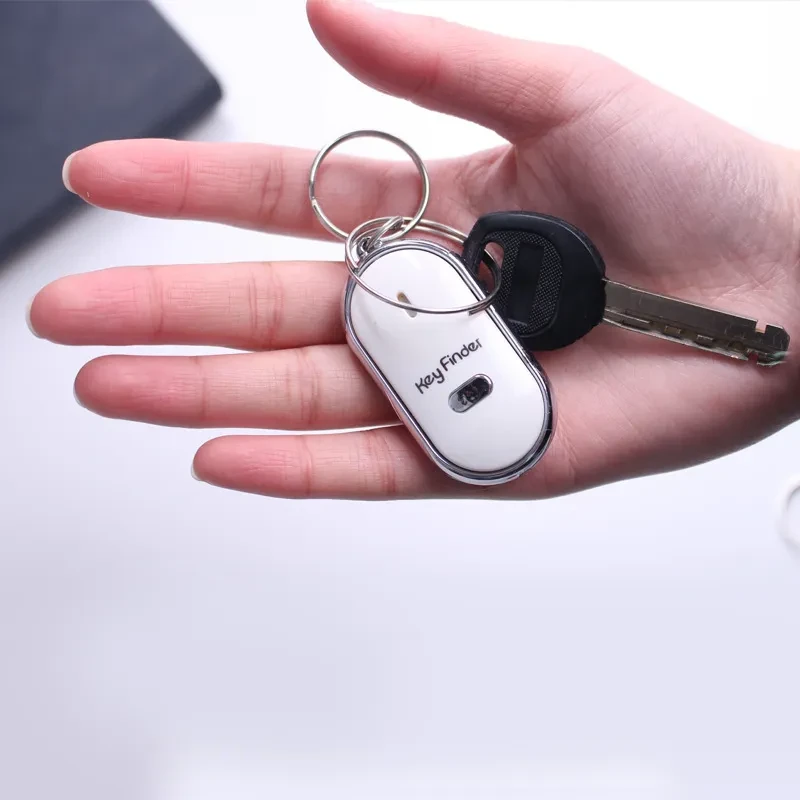 LED Whistle Key Finder – Anti-Lost Keychain for Elderly & Daily Use