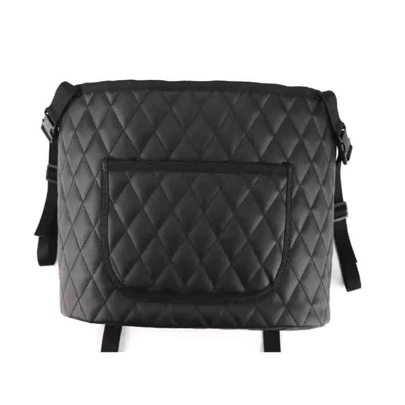 Premium PU Leather Car Handbag Holder & Seat Gap Organizer