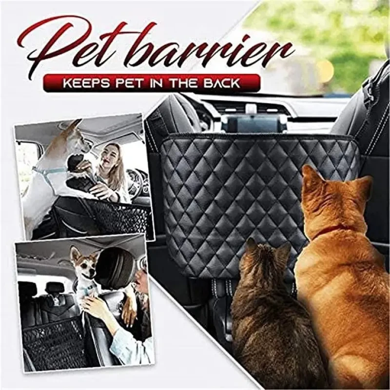 Premium PU Leather Car Handbag Holder & Seat Gap Organizer