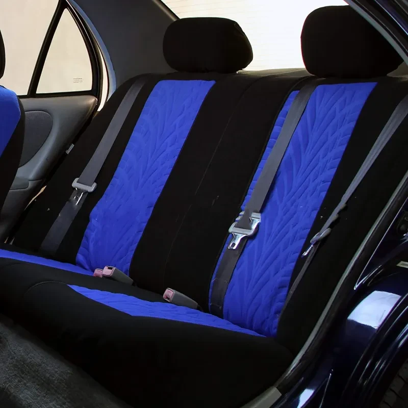 RoadGrip Tire-Inspired Seat Covers – 14-Piece Universal Set
