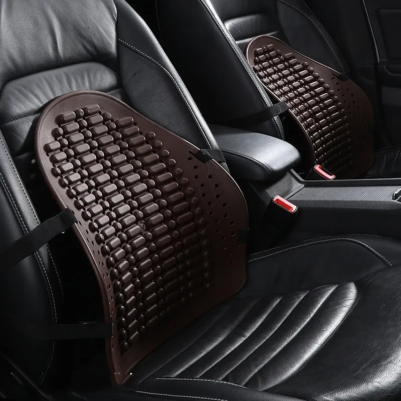JATDHY 3D Car Lumbar Support – Massage Backrest for Car & Office