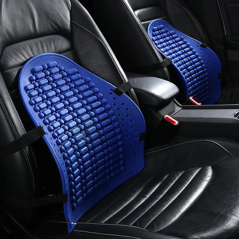JATDHY 3D Car Lumbar Support – Massage Backrest for Car & Office