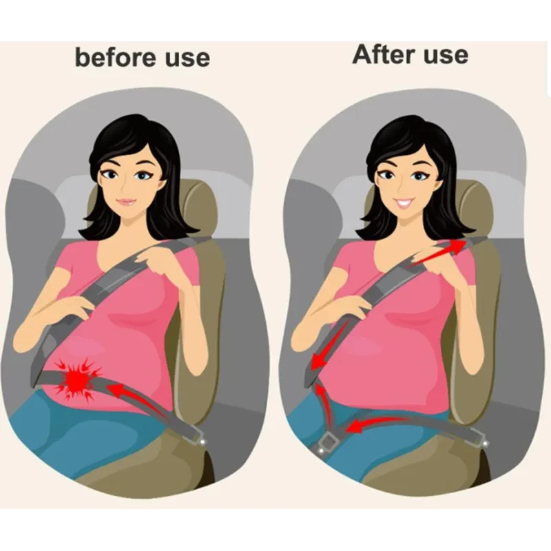 HEDIR Maternity Seat Belt – Abdominal Support for Car Safety