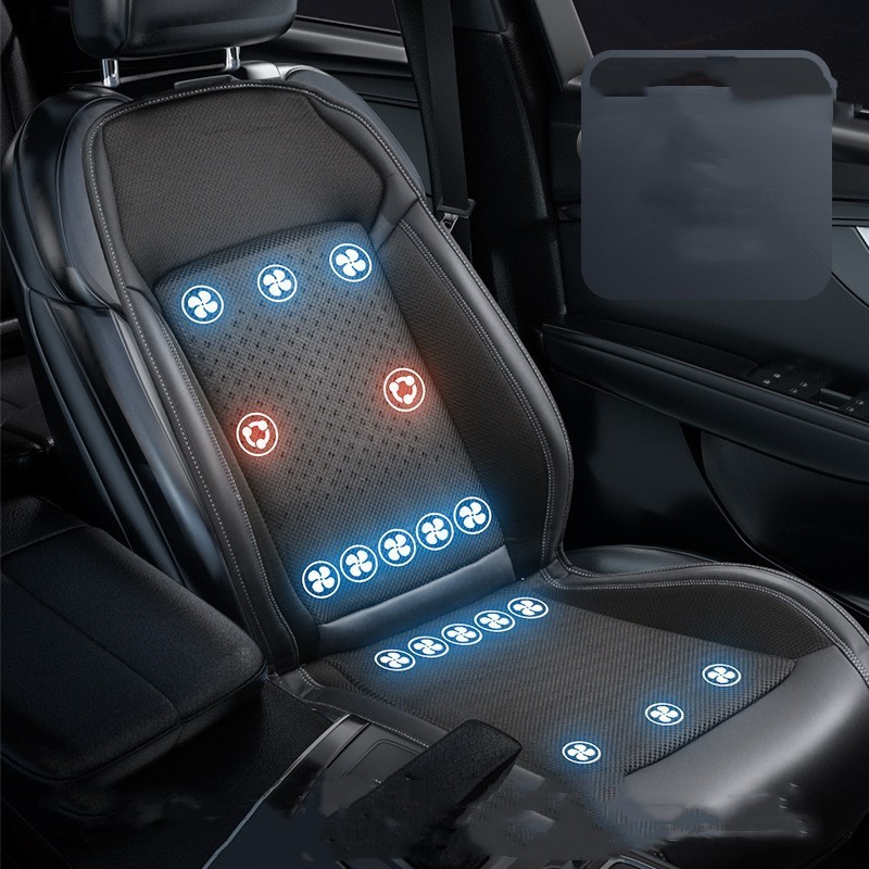 Car Cooling Seat Cushion – Ventilated Pad with USB Massage Function