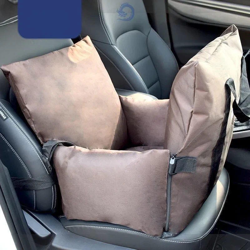 Front Seat Dog Car Cushion – Small Pet Travel Kennel Bed Pad