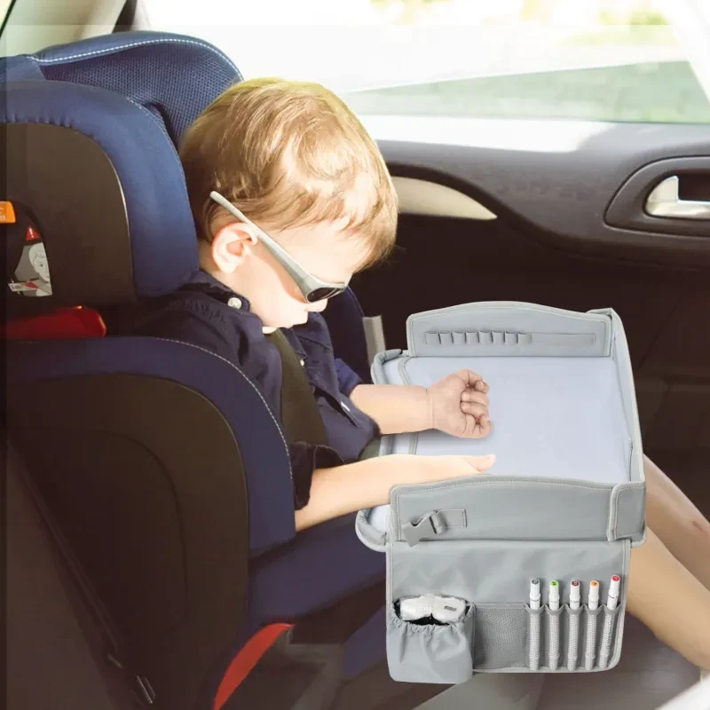 Kids Car Drawing Board Tray – Travel Art Desk for Backseat Fun