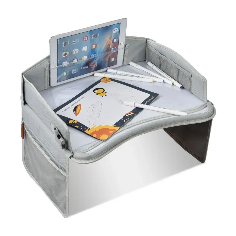 Kids Car Drawing Board Tray – Travel Art Desk for Backseat Fun
