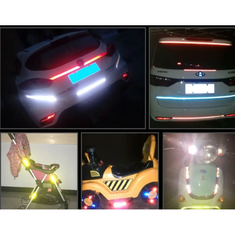 Reflective Tape Roll – 8M Luminous Safety Sticker for Bike & Car