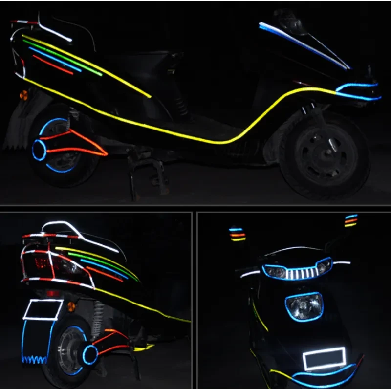 Reflective Tape Roll – 8M Luminous Safety Sticker for Bike & Car